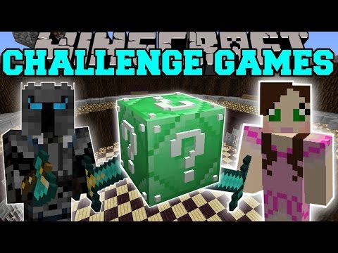 Minecraft: EMERALD SUPER LUCKY BLOCK CHALLENGE GAMES - Lucky Block Mod - Modded Mini-Game