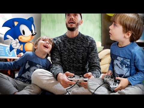PLAYING MEGADRIVE SONIC ON PLAYSTATION 2!! Videogame with Maikito - Sonic The Hedgehog Sega Game