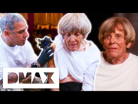 80 Year Old Woman Gets Her First Tattoo | NY Ink