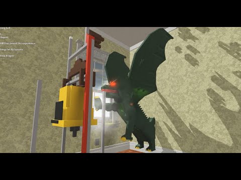 Dragon🐲 Vs Bell🔔! Bernie the dragon attacks the town and the bell! - Welcome to Roblox Building