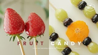 과일 탕후루 만들기, 딸기 탕후루:Fruit candy Recipe,Candied Strawberry:フルーツキャンディ:糖葫芦-Cooking tree쿠킹트리*Cooking ASMR