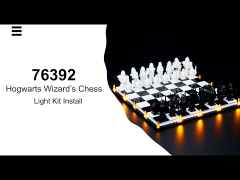 Install Lightailing Light Kit For Lego Hogwarts Wizard’s Chess 76392