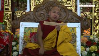 བཀའ་བརྒྱུད་དགུན་ཆོས་སྐབས་༡༦ དཔལ་༸རྒྱལ་དབང་ཀརྨ་པ་མཆོག་ནས་ཁྲིད་ཐུང་བརྒྱ་རྩའི་བཀའ་ཁྲིད་ 12/16