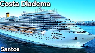 COSTA DIADEMA cruise  cruzeiro navio  Brasil viagem  ⁨@navios2025⁩  2025  ship google drone #shorts