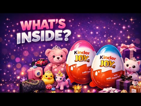 ✨ Kinder Joy Egg Opening | Cute Toys & Sweet Chocolate Surprise! 🍫🥚