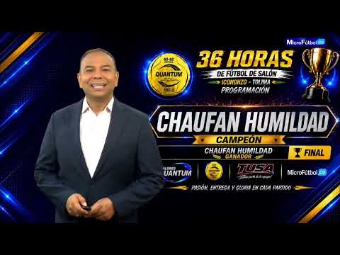 Chaufán La Humildad se consagró campeón de Las 36 Horas De Fútbol De Salón” En Icononzo - Tolima