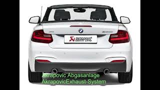 Video: Akrapovic Evolution Line Edelstahl Duplex Komplettanlage ab Kat BMW 2er M240i F22 u. F23