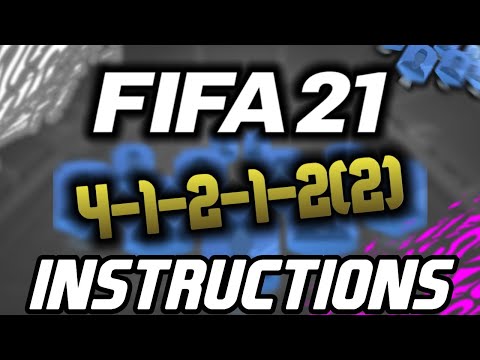 4-1-2-1-2(2) INSTRUCTIONS/TACTICS! - FIFA 21 ULTIMATE TEAM
