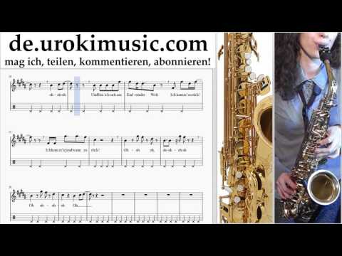 Saxophonunterricht Tenor Mo-Torres, Cat Ballou & Lukas Podolski - Liebe deine Stadt Noten Teil#2