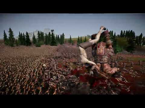 100,000 Spartans vs. 1,000,000 Orcs and Zombies.....Close battle....