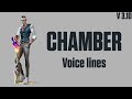 Chamber Voicelines [Valorant/EN]