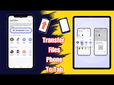 How to transfer files phone to tablet Or tablet to phone in Easiest way For any Android  tablets |