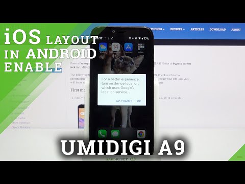 iOS Launcher on UMIDIGI - UMIDIGI A3S & Apple Layout