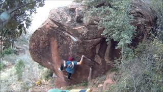 Video thumbnail de Sagutxu, 7c+. Albarracín