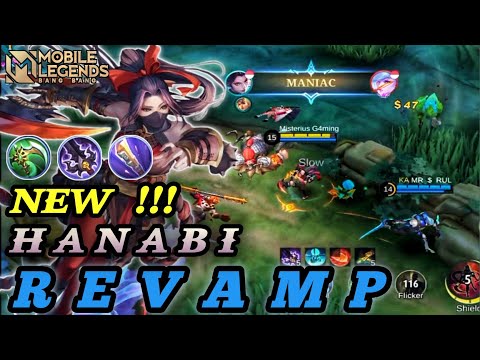 Hanabi New Revamped Best Build Gameplay (Misterius Gaming) - Mobile Legends Bang-bang