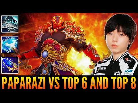 PAPARAZI With Ember Spirit For Mid vs The TOP 6 and TOP 8 MMR  | Patch 7.31d |  Dota 2