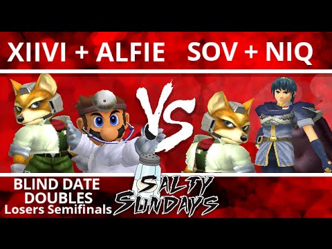 Salty Sunday 39 - Xiivi + Alfie VS Sovereign + NiQ - Blind Date Double Melee (Losers Semifinals)