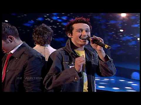 Eurovision 2004 Final 02 Austria *Tie Break* *Du bist* 16:9 HQ