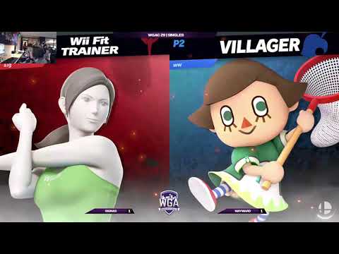 Signas (Wii Fit Trainer) vs. Wayward (Villager) - WGA Colosseum 29 - WInners R3