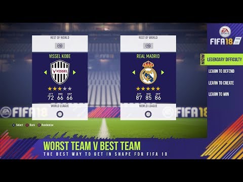 How to prepare for FIFA 18 Launch!! (Playing with the worst team on Legendary!)