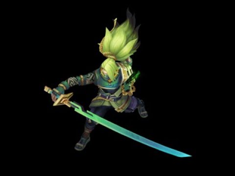 Inkshadow Yasuo (Emerald) Chroma - League of Legends