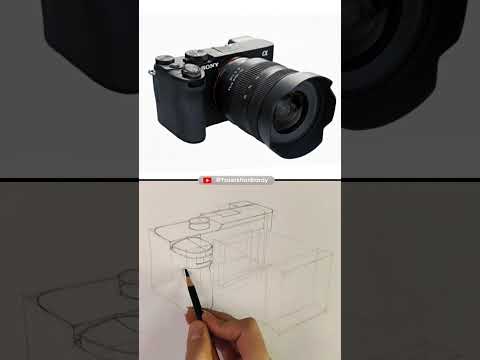 From real object to solid form — academic construction, not copying. | #perspectivedrawing