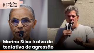 Marina Silva é alvo de tentativa de agressão durante evento político no centro de São Paulo