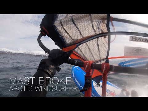 Mast broke - A short documentary 📼 (now with drawing of quick fix of sail)