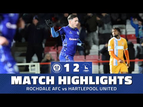 Highlights | Dale 1-2 Hartlepool United