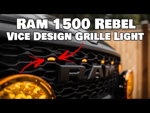 EP-5 The BEST Grille Lights for Ram 1500 Rebel / Vice Design / AKA Raptor Lights