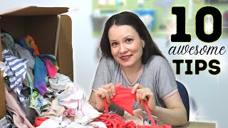 10 tips for BETTER fabric scrap projects!!!