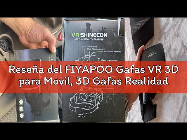 Vídeo relacionado con FIYAPOO Gafas VR 3D para Movil, 3D Gafas Realidad Virtual,HD VR para Películas & Juegos, Compatible con la Mayoría de Móviles (4,7-6,7 Pulgadas)