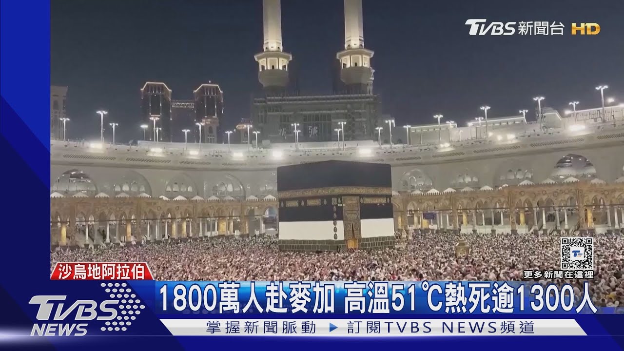 麥加朝覲如上「黃泉路」熱死逾1300人 CNN:50萬人就醫