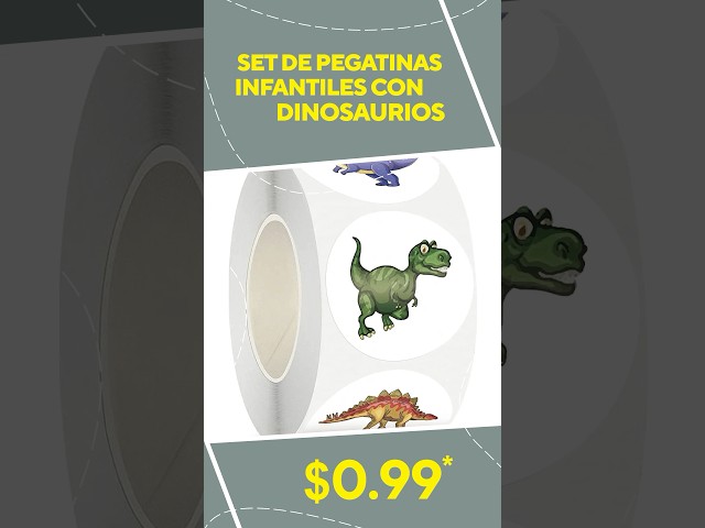 Vídeo relacionado con JOYIN 36 Dinosaurios Pegatinas Infantiles Pegatinas Set Haz tus propias hojas de adhesivos para mezclar y combinar Dinosaurios, detalles cumpleaños infantiles