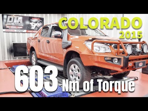 Holden Colorado 2.8 2015 Remap Dyno stage 1