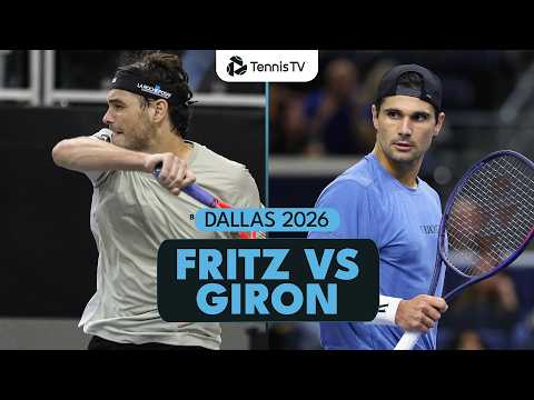 Taylor Fritz vs Marcos Giron INTENSE Match | Dallas 2026