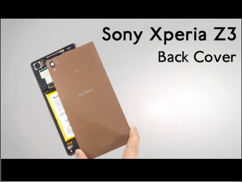 Sony Xperia Z3 Back Cover Disassembly