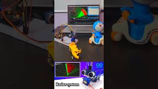 #shorts - How to make a RADAR using ultrasonic sensor and Arduino - Arduino projects