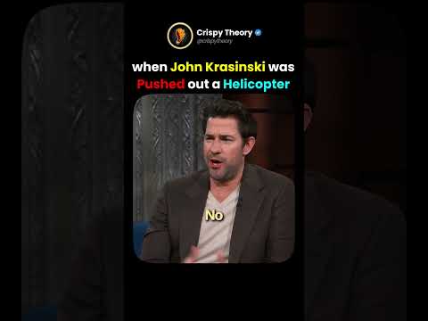 When John Krasinski Was Pushed Out A Helicopter