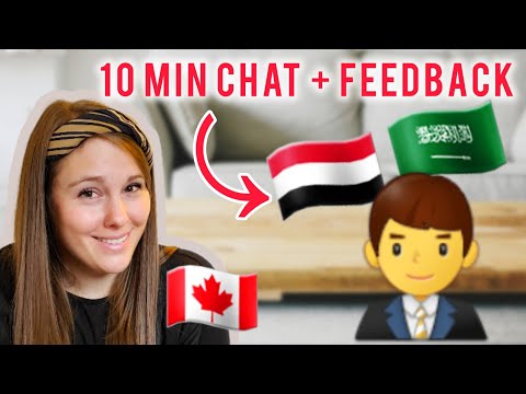 FREE ENGLISH CONVERSATION with an Arabic Speaker (Yemen + Saudi Arabia) (QAIS) // ESL ENGLISH HELP