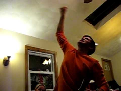 Fist Pumping Like a Champion on New Years eve in  RI