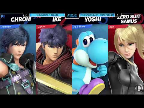 HoneyBadger+F8|ShamSavior vs Taeuda+TehBlueOne - Smash On The Harbour 105 16/02/2020