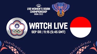 [Live] U18亞青女子組 中華 vs 印尼 13:45