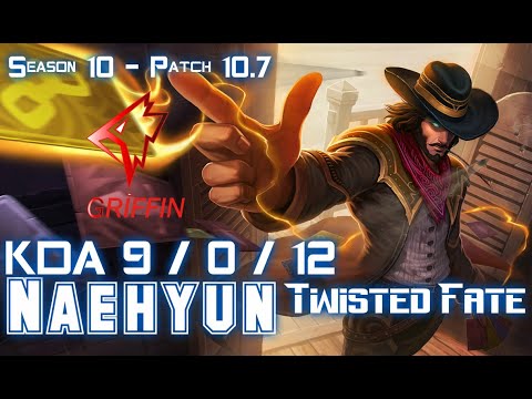 GRF Naehyun TWISTED FATE vs LEBLANC Mid - Patch 10.7 KR Ranked