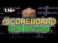 Minecraft Scoreboard Operation Tutorial [1.16-1.20] How to Count Entities