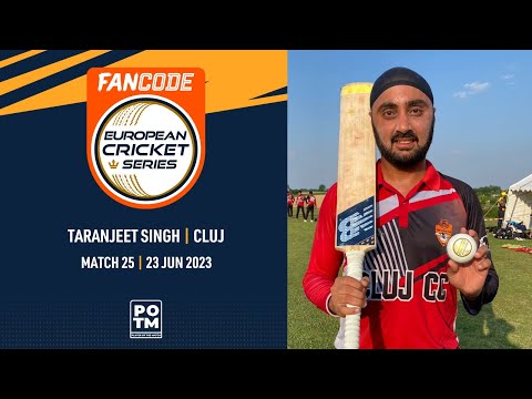 POTM: T.Singh - CLJ vs BZ | Highlights | FanCode ECS Romania | 23 June 2023 | ECS23.499