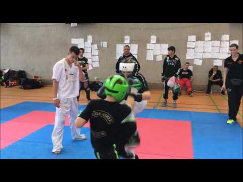 2017-05-06 ISKA- DM- Tyler Felde - Sugambrer Fightclub LK -46Kg, Sieg im Finale