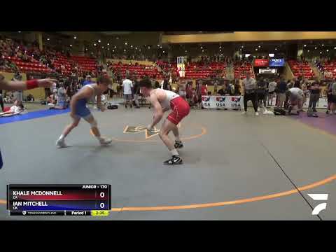 170 Lbs Champ. Round 2 - Khale McDonnell, CA Vs Ian Mitchell, OK 08c9