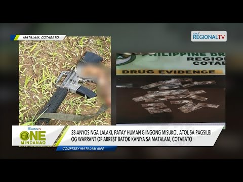 One Mindanao: Misukol sa awtoridad sa pagsilbi og warrant of arrest sa Matalam, Cotabato