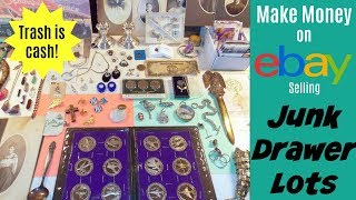 How to Make Money on eBay Selling Junk Drawer Lots